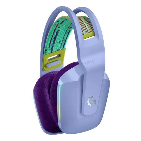 Logitech G733 LIGHTSPEED Wireless RGB Gaming Headset, Lilac Logitech G733 LIGHTSPEED Wireless RGB Gaming Headset, Lilac