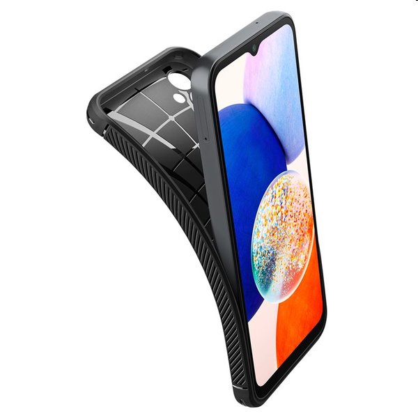 Pouzdro Spigen Rugged Armor pro Samsung Galaxy A14 5G, černé