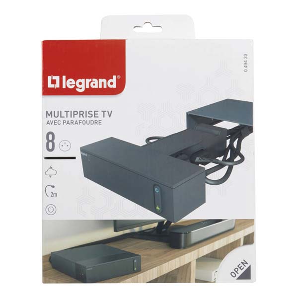 Legrand TV Multimediální prodlužovačka 4x2P+T