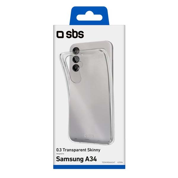 SBS pouzdro Skinny pro Samsung Galaxy A34 5G, transparent