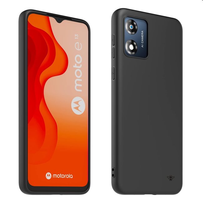 Pouzdro CASR + ochranné sklo pro Motorola Moto E13, black