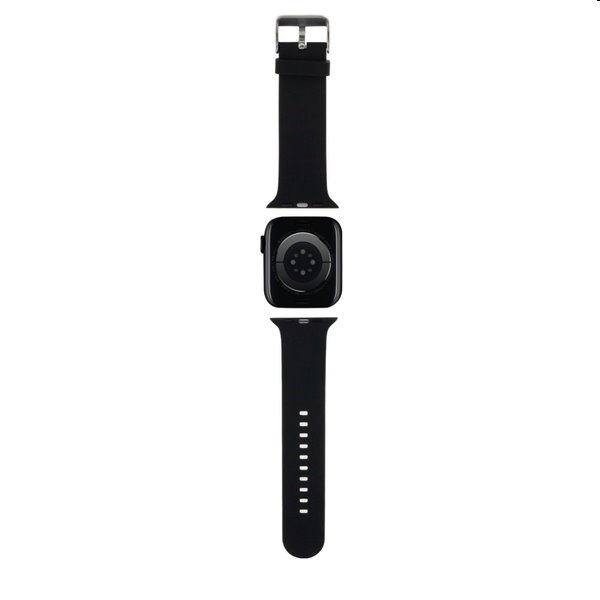 Karl Lagerfeld Karl and Choupette Head NFT řemínek pro Apple Watch 42/44mm, black