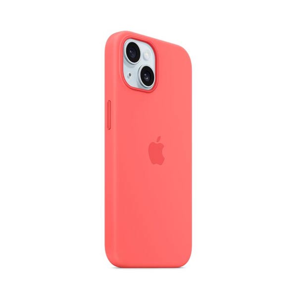 Apple iPhone 15 Plus Silicone Case with MagSafe - Guava