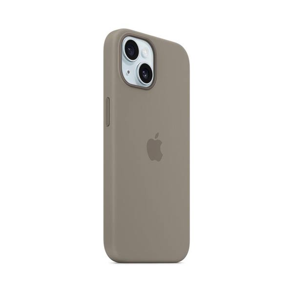 Apple iPhone 15 Silicone Case with MagSafe - Clay