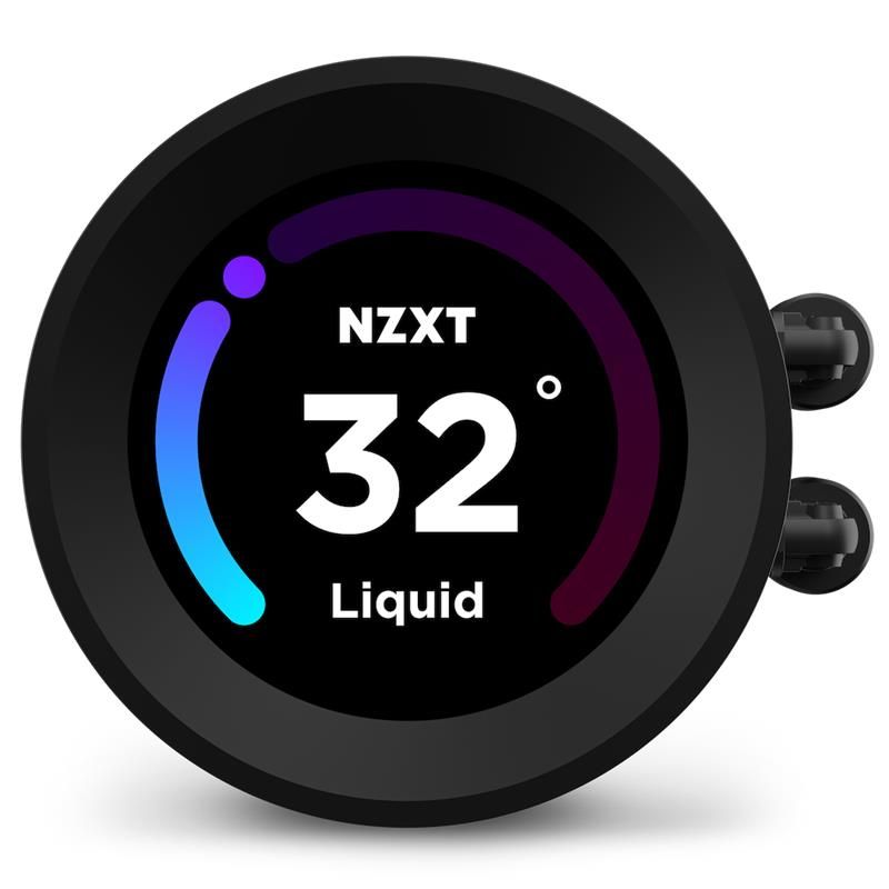 NZXT AIO liquid cooler CPU Kraken 240 ELITE / 2x120mm fan / 4-pin PWM / LCD display / black NZXT AIO liquid cooler CPU Kraken 240 ELITE / 2x120mm fan / 4-pin PWM / LCD display / black