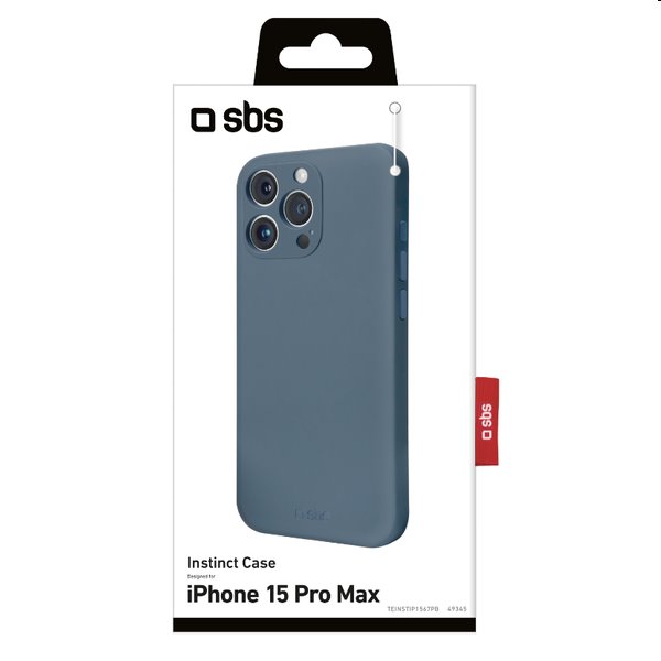 SBS Instinct Cover for Apple iPhone 15 Pro Max, blue