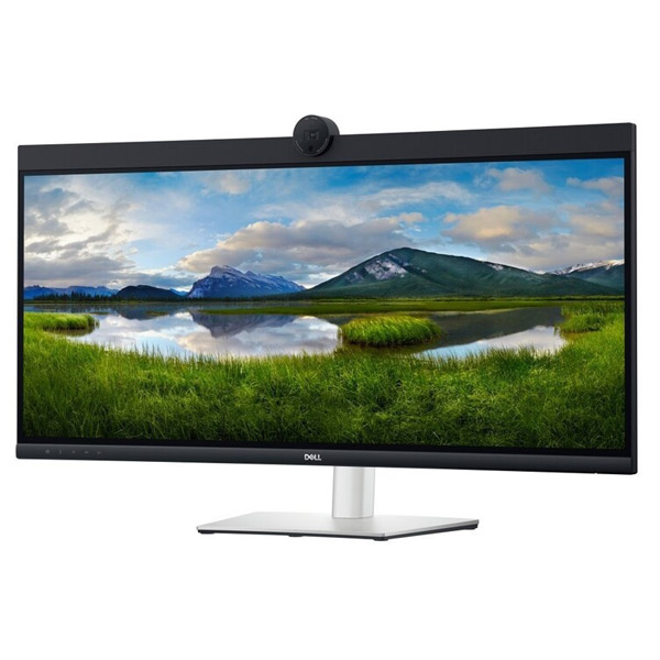 DELL P3424WEB 34" Curved Conferencing Monitor IPS, 3440x1440, 21:9, 1000:1, 300cd, 5ms, DP, HDMI, LAN, USB-C Hub, Black