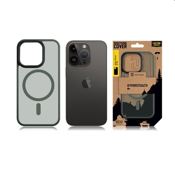 Pouzdro Tactical MagForce Hyperstealth pro Apple iPhone 14 Pro, zelené