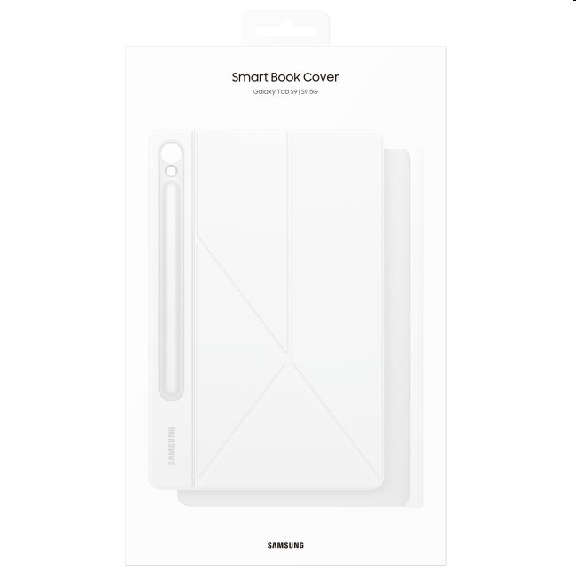 Pouzdro Book Cover pro Samsung Galaxy Tab S9 Plus | S9 FE Plus, white