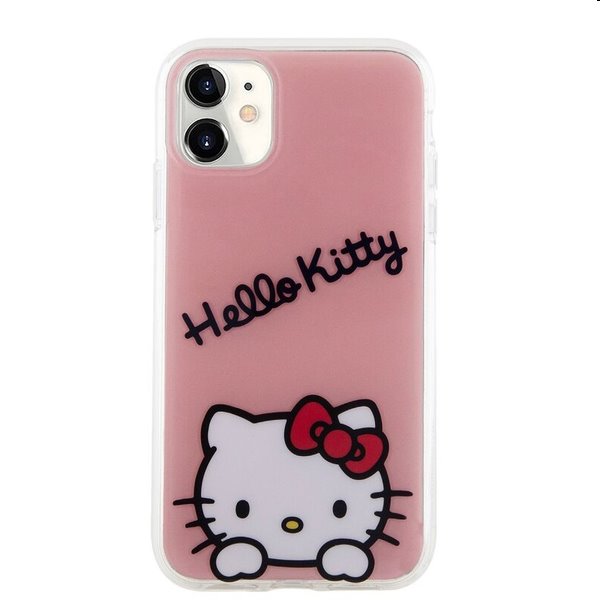 Zadní kryt Hello Kitty IML Daydreaming Logo pro Apple iPhone 11, růžové