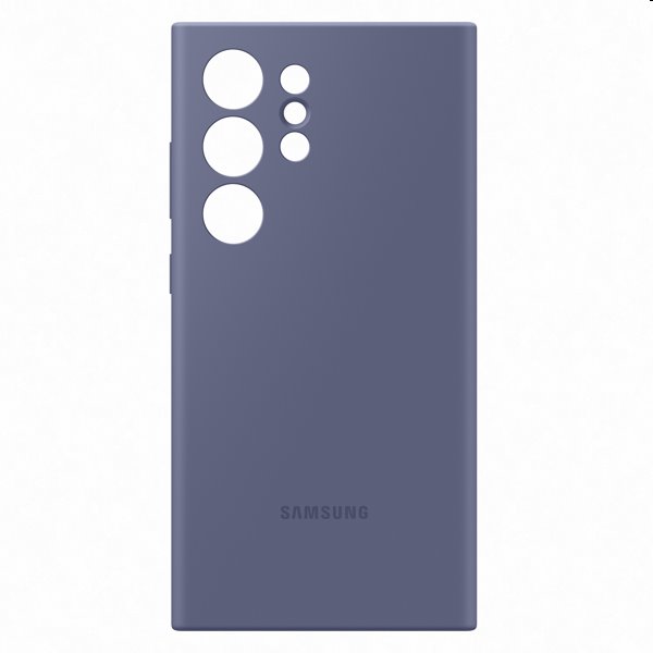 Pouzdro Silicone Cover pro Samsung Galaxy S24 Ultra, violet