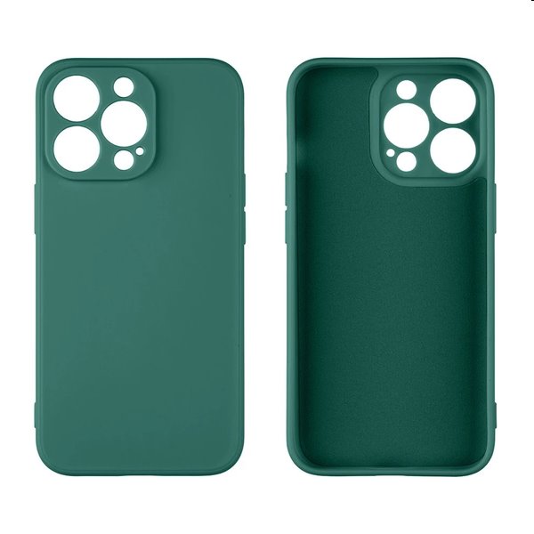 OBAL:ME Matte TPU kryt pro Apple iPhone 13 Pro, dark green