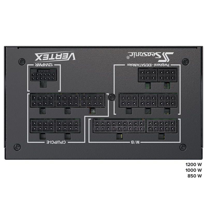 Seasonic VERTEX GX GOLD 850W ATX 3.0, PCIe 5.0, modular Seasonic VERTEX GX GOLD 850W ATX 3.0, PCIe 5.0, modular