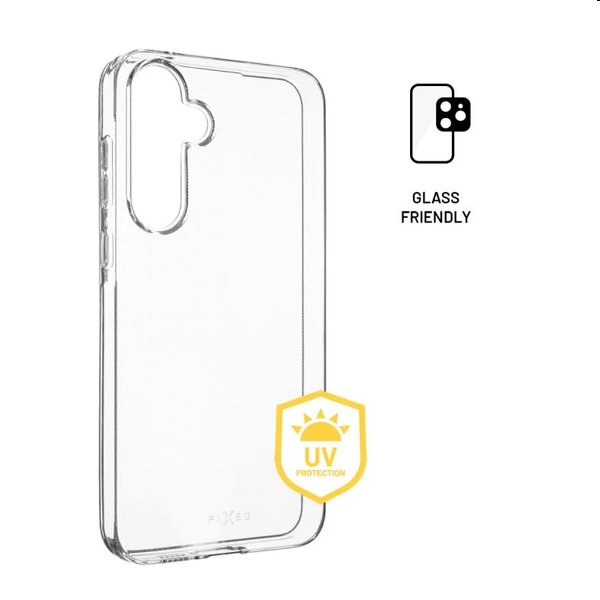 FIXED TPU Gélové púzdro pre Samsung Galaxy A55 5G, transparentné