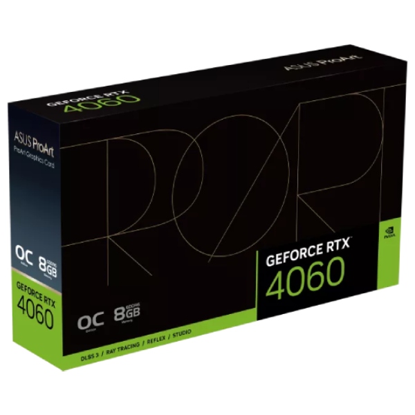 Grafická karta ASUS ProArt GeForce RTX 4060, OC, 8 GB, GDDR6