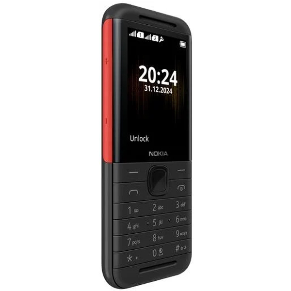 Nokia 5310 DS 2024, červeno-černá