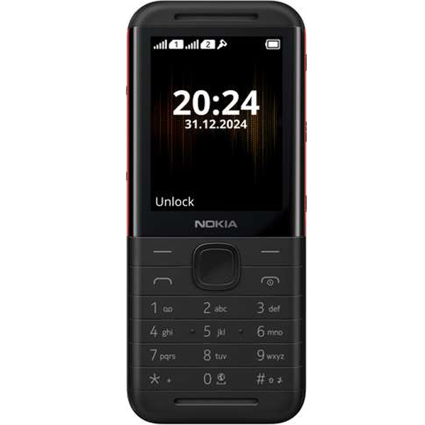 Nokia 5310 DS 2024, červeno-černá