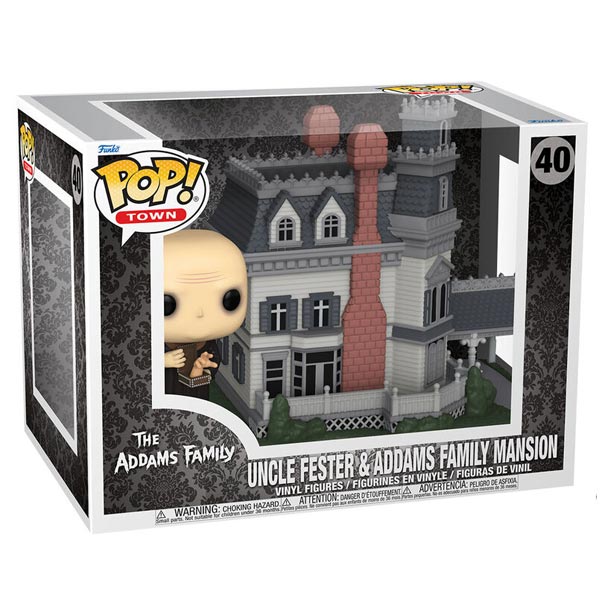 POP! Town: Uncle Fester & Addams Family Mansion (The Addams Family)