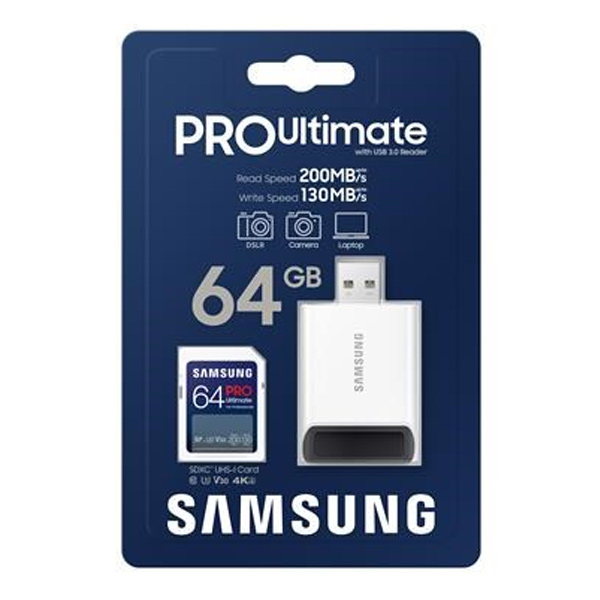 Samsung SDXC 64GB PRO Ultimate/USB adaptér