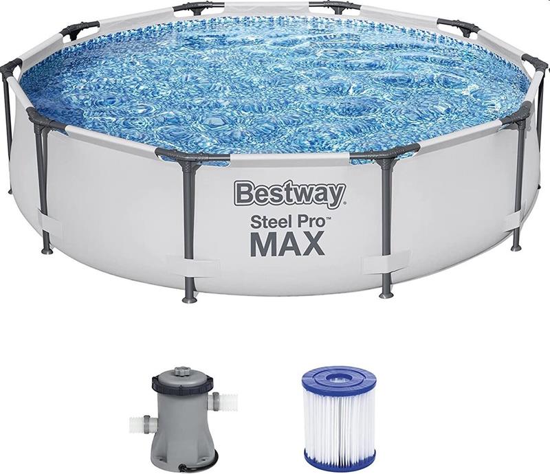 Acra Bestway Bazén STEEL PRO MAX 305 x 76 cm + příslušenstvo