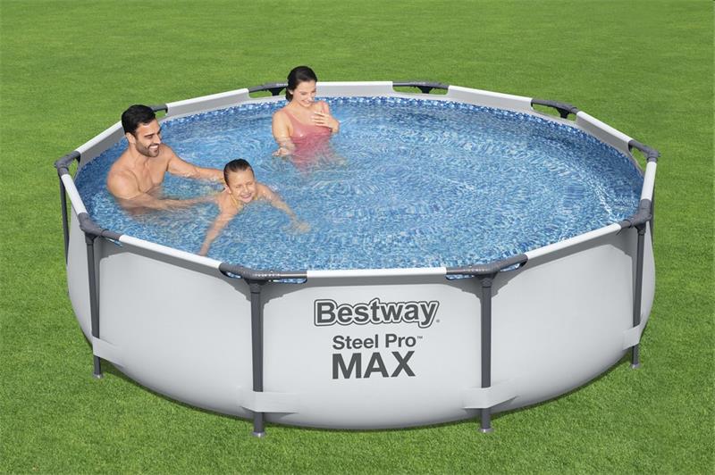 Acra Bestway Bazén STEEL PRO MAX 305 x 76 cm + příslušenstvo