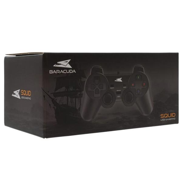 Baracuda Gamepad SQUID, black