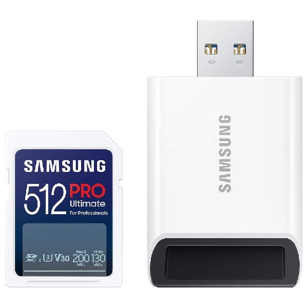 Samsung SDXC 512 GB PRO Ultimate + USB adaptér