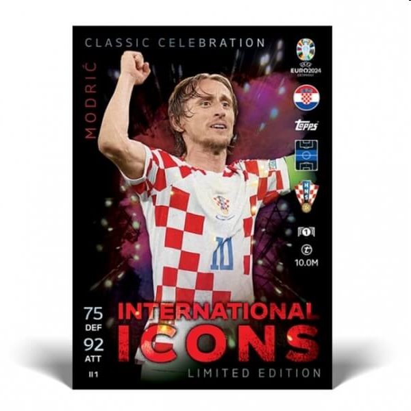 Topps EURO 2024 Mega Tin 3 Hot Shots International Icons