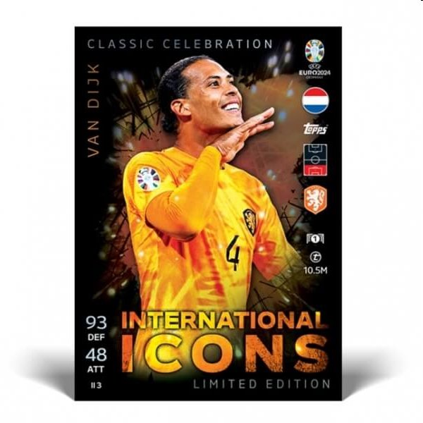 Topps EURO 2024 Mega Tin 3 Hot Shots International Icons