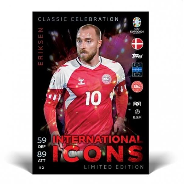 Topps EURO 2024 Mega Tin 3 Hot Shots International Icons