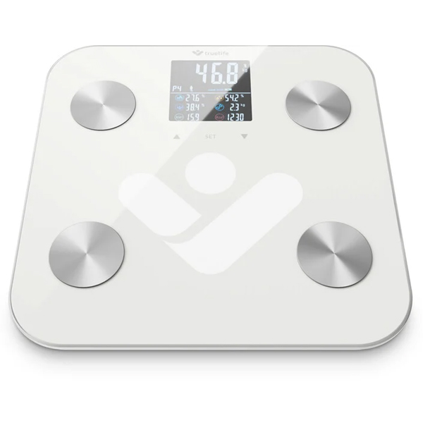 TrueLife FitScale W6 BT, osobná diagnostická váha, bílá