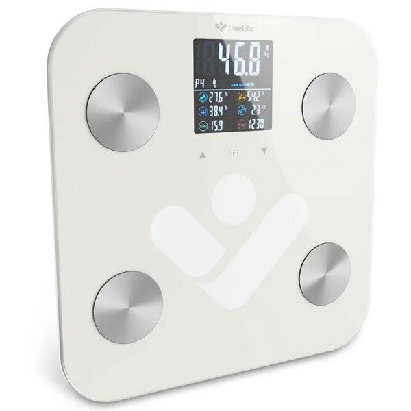 TrueLife FitScale W6 BT, osobná diagnostická váha, bílá