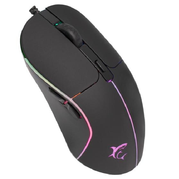 White Shark Gaming mouse WARLOCK, 6400 dpi, černá