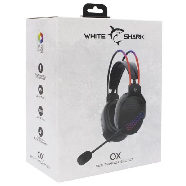 White Shark Herní sluchátka OX pro PC, PS4, Xbox