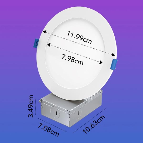 Govee Podhledové 12 cm LED světlo RGBWW Smart 850 lm, 2 ks