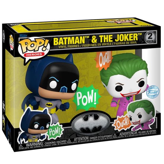 POP! 2 Pack Heroes: Batman & The Joker 1985 (DC) Special Edition