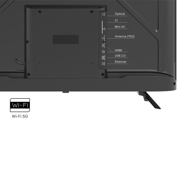 KIVI TV 40F730QB, 40" (100 cm), HD LED TV, AndroidTV, černý