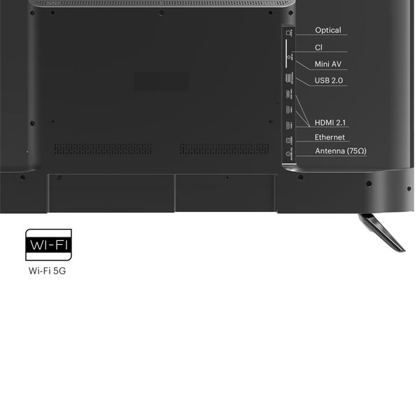 KIVI TV 43U730QB, 43" (108 cm), HD LED TV, AndroidTV, černý