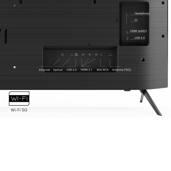 KIVI TV 55U760QB, 55" (139 cm), HD LED TV, AndroidTV, černý