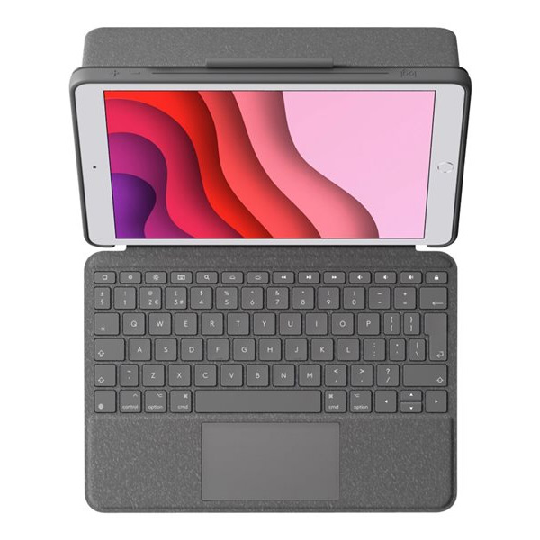 Logitech COMBO TOUCH pro iPad (10. gen.), UK, šedý