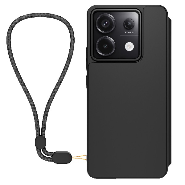 Made for Xiaomi TPU pouzdro pro Xiaomi Redmi Note 13 Pro s poutkem, černé