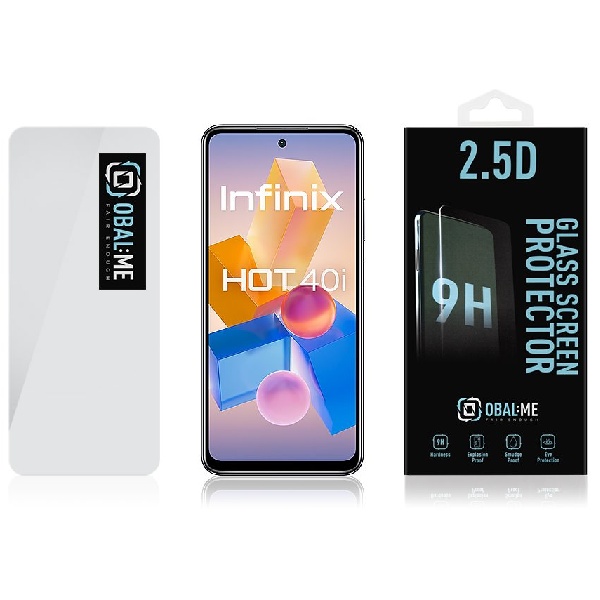 OBAL:ME 2.5D Ochranné tvrzené sklo pro Infinix Hot 40i