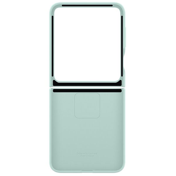 Zadní kryt Samsung Silicone Cover s kroužkem pro Galaxy Z Flip6, mint