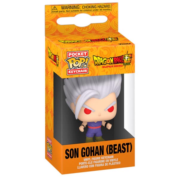 Funko POP! Klíčenka Son Gohan Beast (Dragon Ball Super Hero)