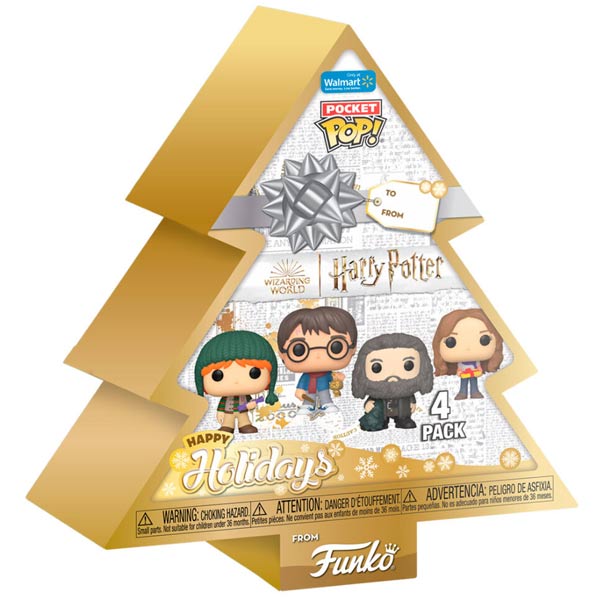 POP! 4-Pack: Tree Holiday Harry Potter (Pocket POP!)