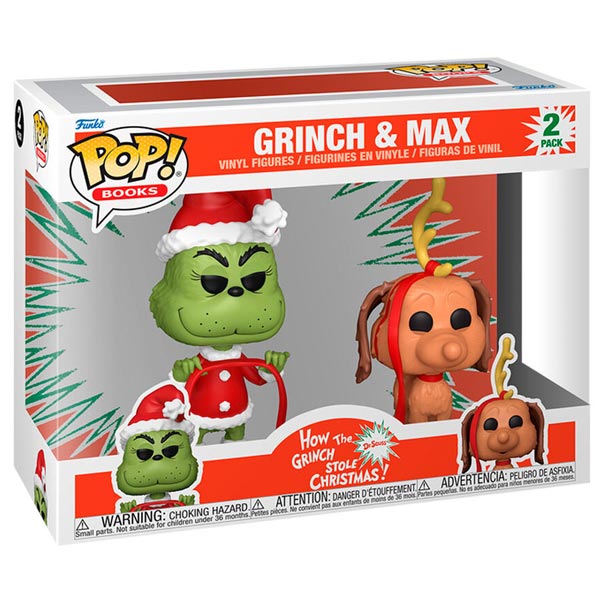 POP! Books: Grinch & Max (How the Grinch stole Christmas)