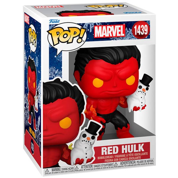 POP!: Red Hulk with Snowman (Marvel)