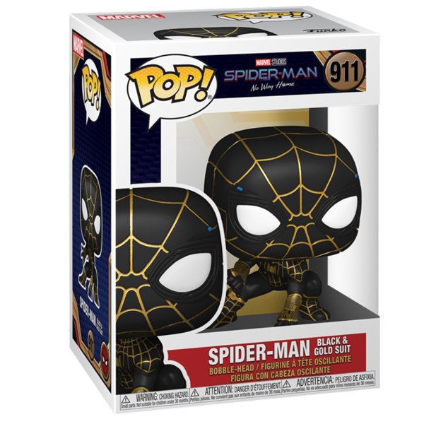 POP! Spiderman No Way Home Spiderman Black & Gold Suit (Marvel)