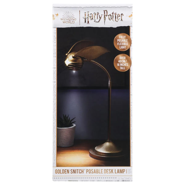 Golden Snitch polohovateľná lampa na stôl (Harry Potter)