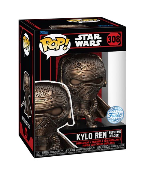 POP! Kylo Ren Supreme Leader (Bronze Metallic) (Star Wars) Special Edition